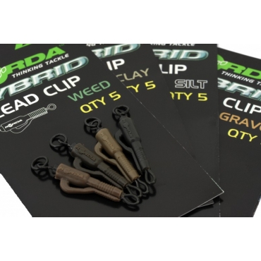 Korda Hybrid Lead Clips Brązowy